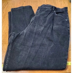 Lands End Black Denim Jeans Plus Size 20W